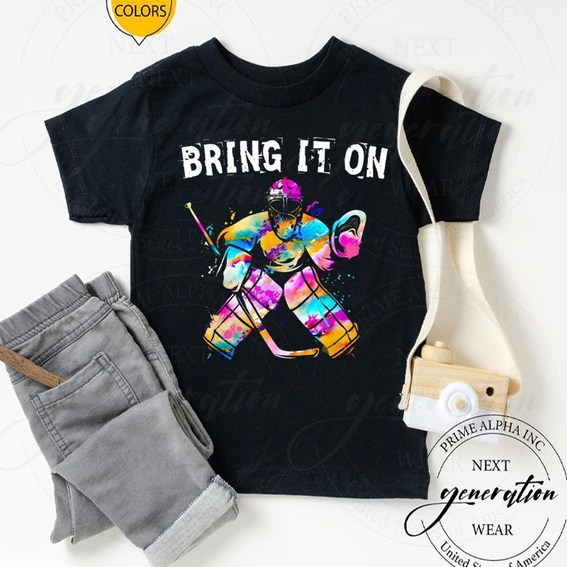 Hockey Goalie T-Shirt Ice Hockey Player Goalkeeper T-Shirt