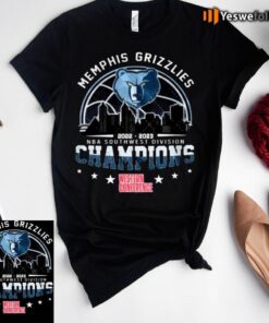 Memphis Grizzlies 2022-2023 Nba Southwest Division Champions Western Conference Shirt