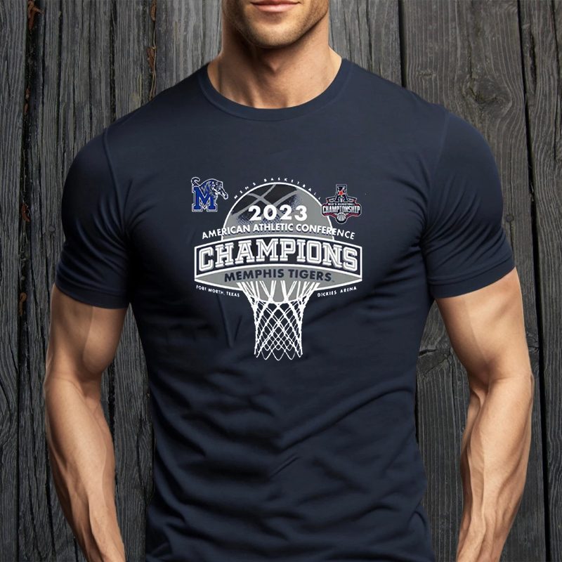 Memphis Tigers Blue 84 2023 AAC Men’s Basketball Conference Tournament Champions Shirt Memphis Tigers Blue 84 2023 AAC Men’s Basketball Conference Tournament Champions Shirt