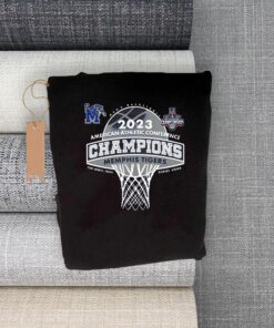 Memphis Tigers Blue 84 2023 Aac Men’s Basketball Conference Tournament Champions T-Shirts