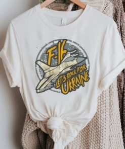 Paul Massaro Wearing F-16 Let’s Rock For Ukraine TShirts