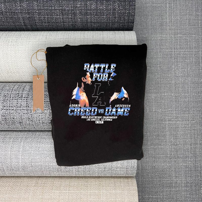 Rattle For La Adonis Creed Vs Anderson Dame T-Shirts