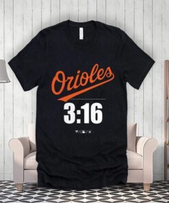 Stone Cold Steve Austin Black Baltimore Orioles 3-16 Shirt