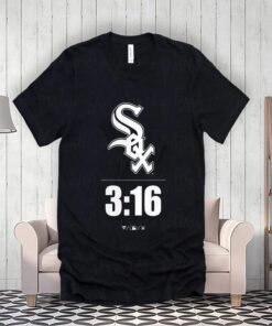 Stone Cold Steve Austin Black Chicago White Sox 3-16 Shirt