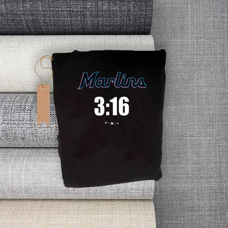 Stone Cold Steve Austin Miami Marlins Fanatics Branded 3:16 Shirt Stone Cold Steve Austin Miami Marlins Fanatics Branded 3:16 Shirt