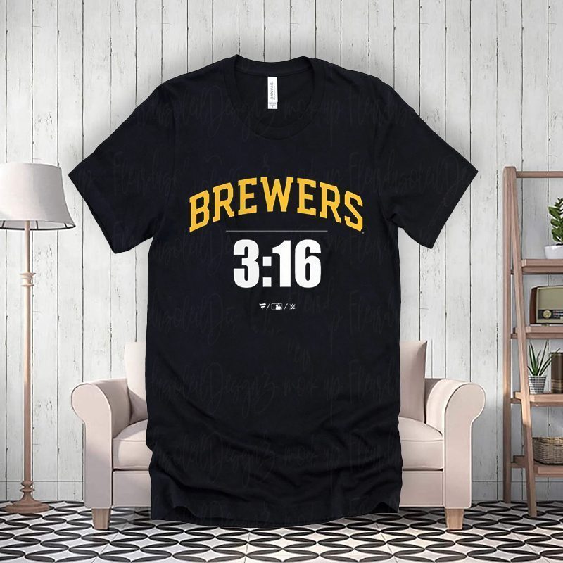 Stone Cold Steve Austin Milwaukee Brewers Fanatics Branded 3:16 Shirt Stone Cold Steve Austin Milwaukee Brewers Fanatics Branded 3:16 Shirt
