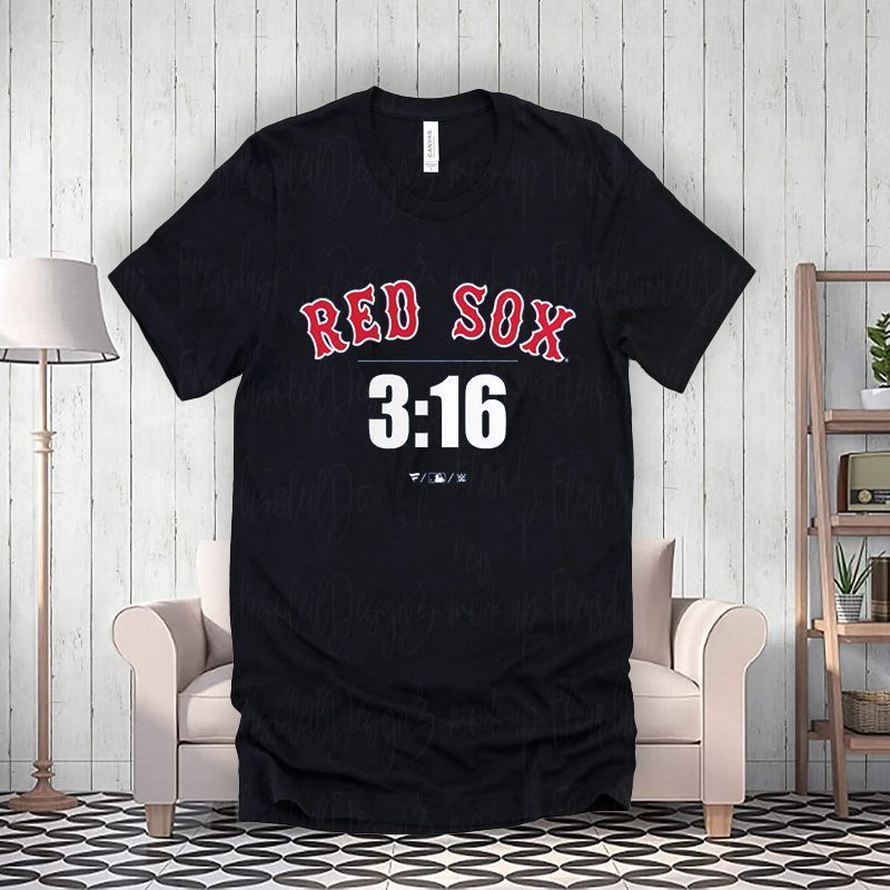 Stone Cold Steve Austin Navy Boston Red Sox 3:16 Shirt