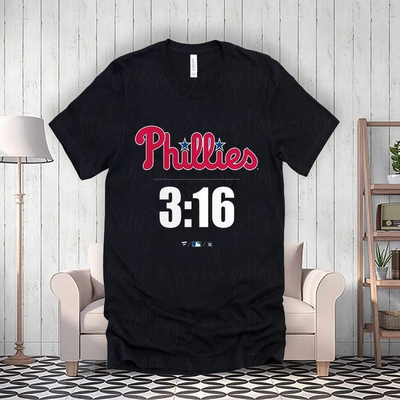 Stone Cold Steve Austin Philadelphia Phillies Fanatics Branded 3:16 Shirt Stone Cold Steve Austin Philadelphia Phillies Fanatics Branded 3:16 Shirt
