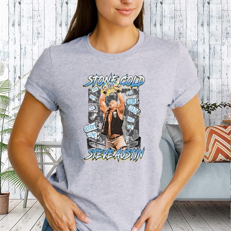 Stone Cold Steve Austin Ripple Junction Superimposed Shirt Stone Cold Steve Austin Ripple Junction Superimposed Shirt