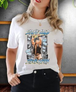 Stone Cold Steve Austin Ripple Junction Superimposed Tee-Shirts