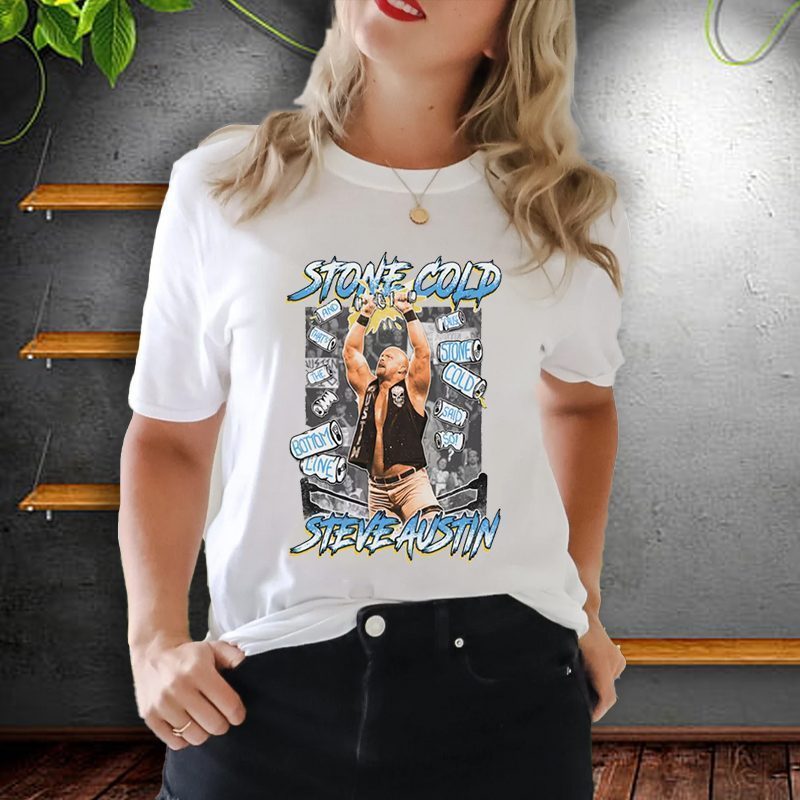 Stone Cold Steve Austin Ripple Junction Superimposed Shirt Stone Cold Steve Austin Ripple Junction Superimposed Shirt