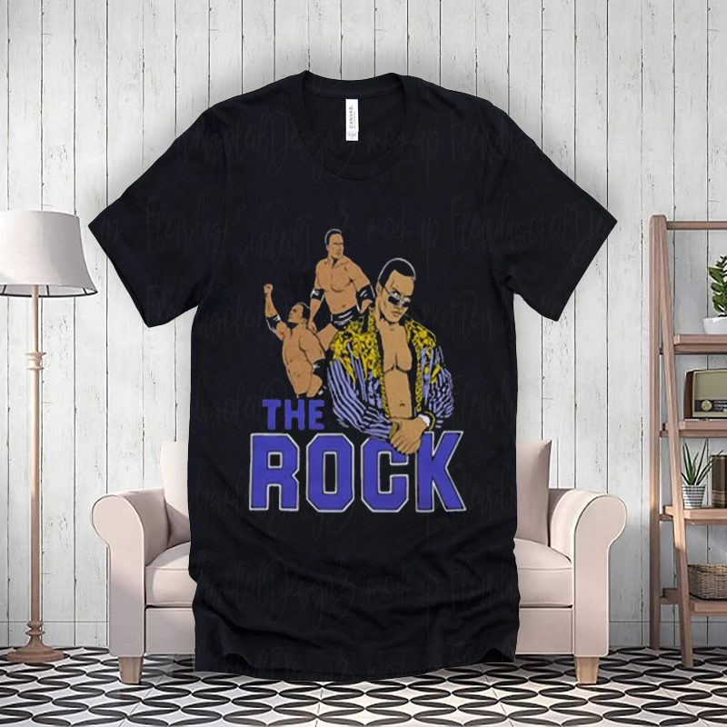 The Rock Illustrated Tri-Blend Shirt The Rock Illustrated Tri-Blend Shirt
