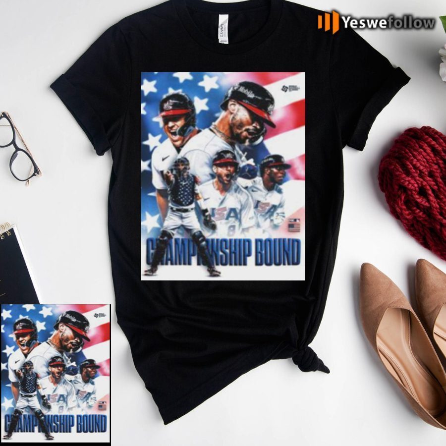 Usa Baseball 2023 World Baseball Championship Bound Shirt