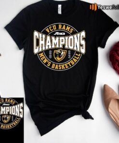 Vcu Rams Ncaa Mens Basketball A-10 Champions 2023 Tee-Shirts