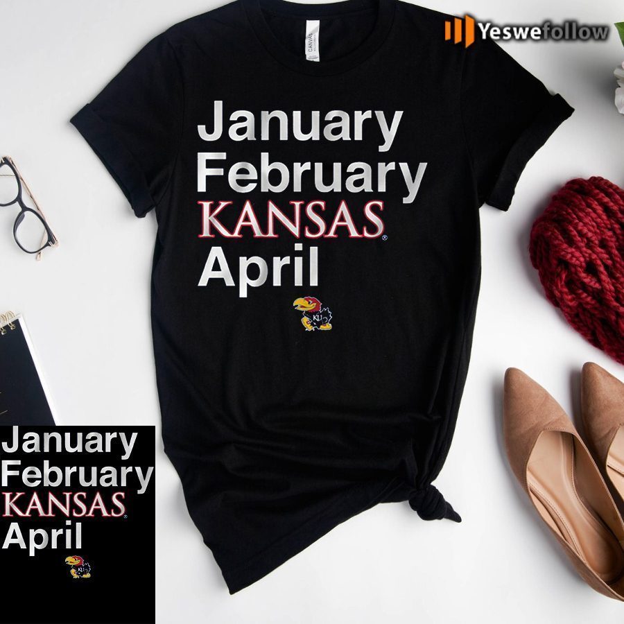 kansas basketball january february kansas april shirt
