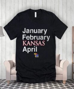 kansas basketball january february kansas april shirt