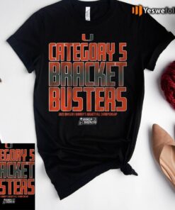 miami basketball category 5 bracket busters shirt
