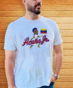 ronald acuna jr venezuela caricature tshirts