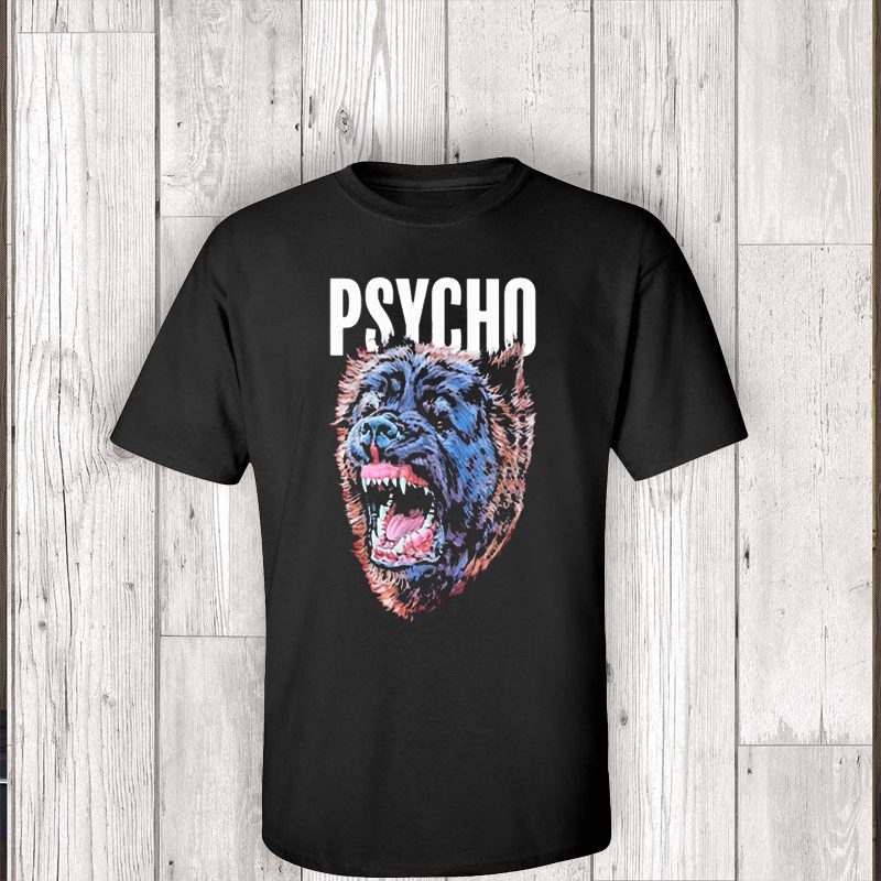 santan psycho bear t-shirt