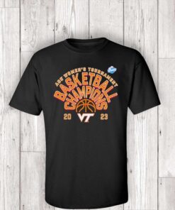 virginia tech hokies 2023 acc women’s basketball conference tournament champions teeshirts