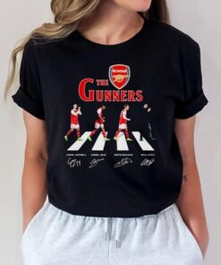 Arsenal The Gunners Abbey Road 2023 Signatures TShirts