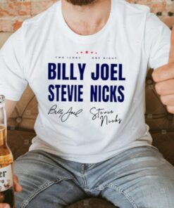 Billy Joel Stevie Nick Tour signature shirt