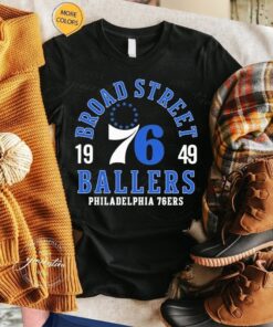 Broad street ballers philadelphia 76ers tshirts