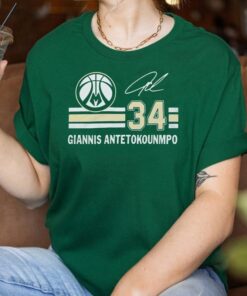 Bucks Giannis Signature Jersey Shirt