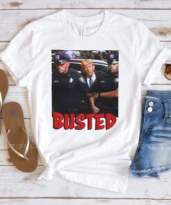 Busted Donald Trump Arrested T-Shirt