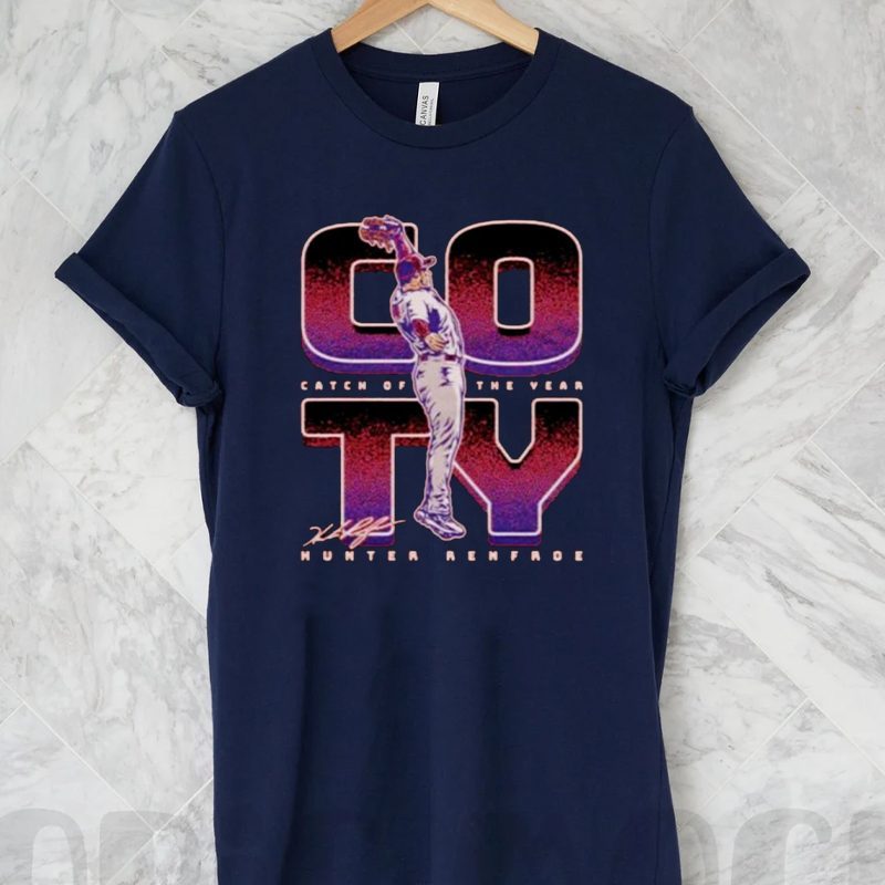 Coty catch of the year Hunter Renfroe Los Angeles Angels shirts