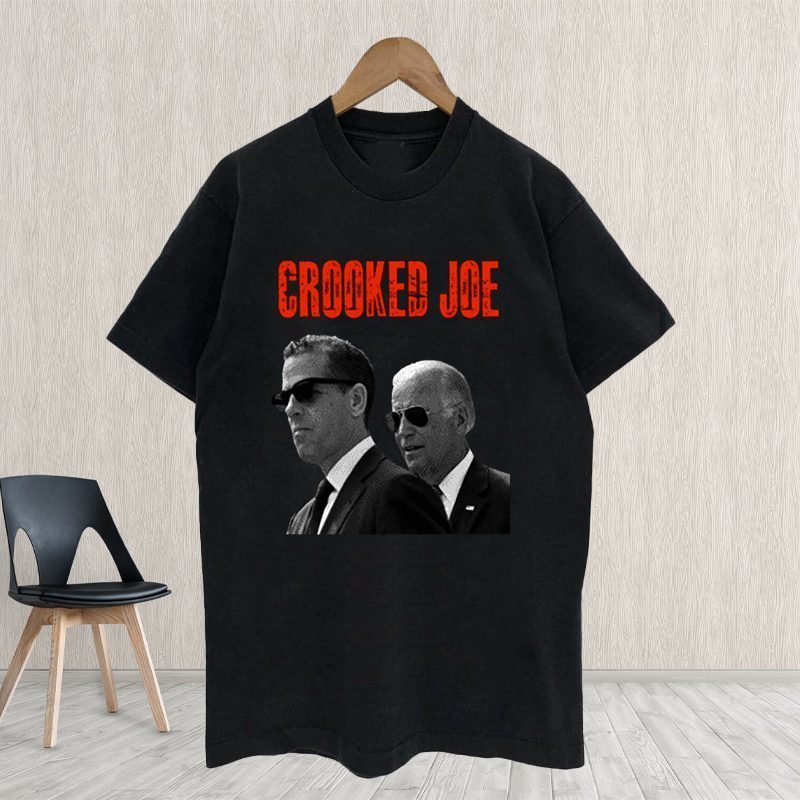 Crooked Joe Black Cotton Shirt