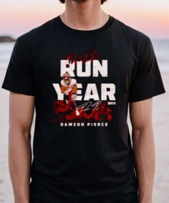 Dameon Pierce Houston Angriest run of the year signature tshirt