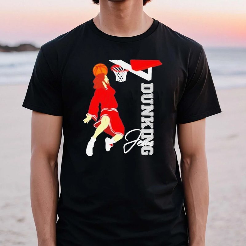 Dunking Jesus Play Basketball TShirts