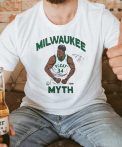 HOMAGE X SLAM Giannis Milwaukee Myth T-Shirts
