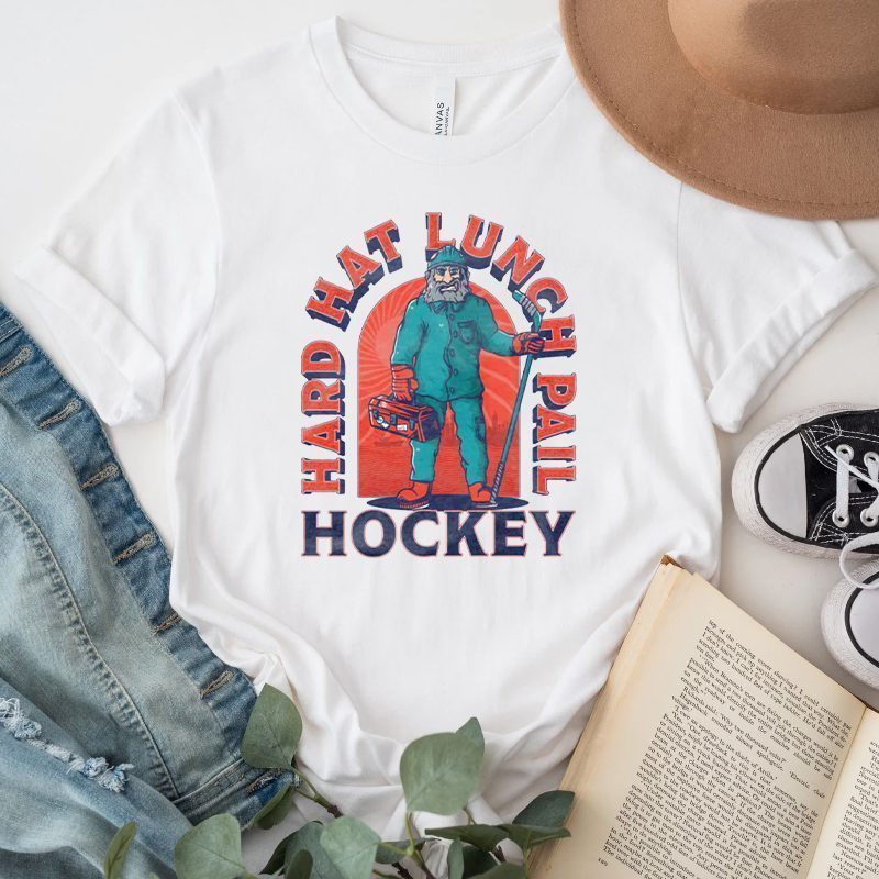 Hard Hat Lunch Pail Hockey TShirt