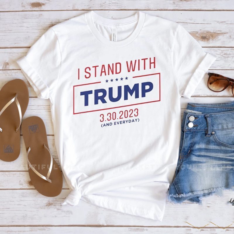 I Stand With Donald Trump 2023 Shirt
