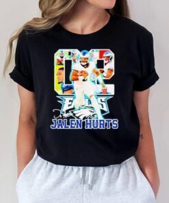 Jalen Hurts Number 02 Philadelphia Eagles Signature Shirt