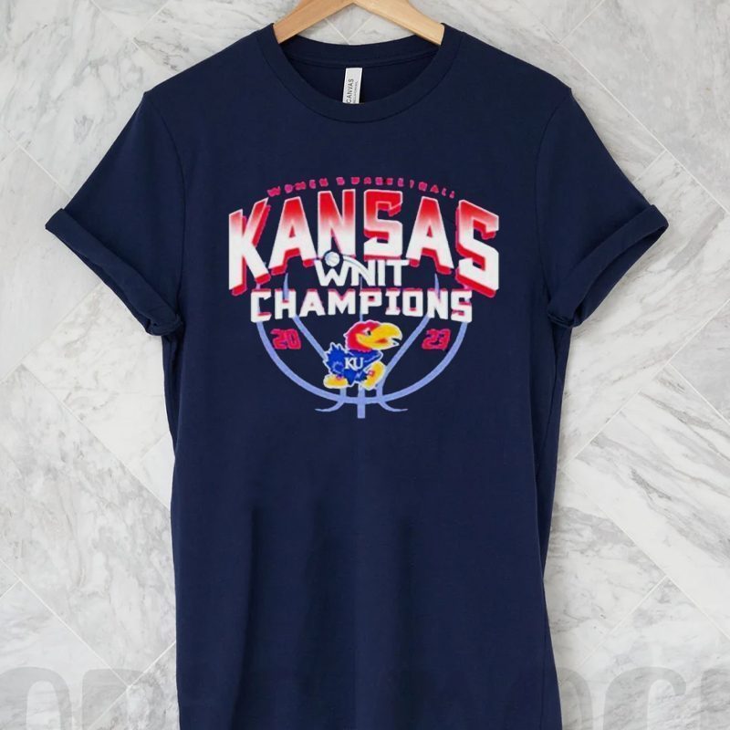 Kansas Jayhawks Blue 2023 Women’s Basketball NIT Champions Shirts