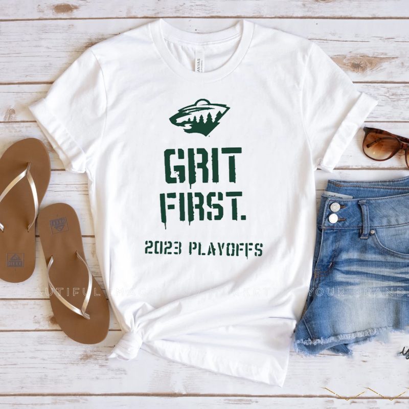 Minnesota Wild Hockey Club The Hockey Lodge Minnesota Grit First 2023 Playoff Shirts