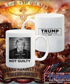 Official Trump Mugshot White Coffee Mug