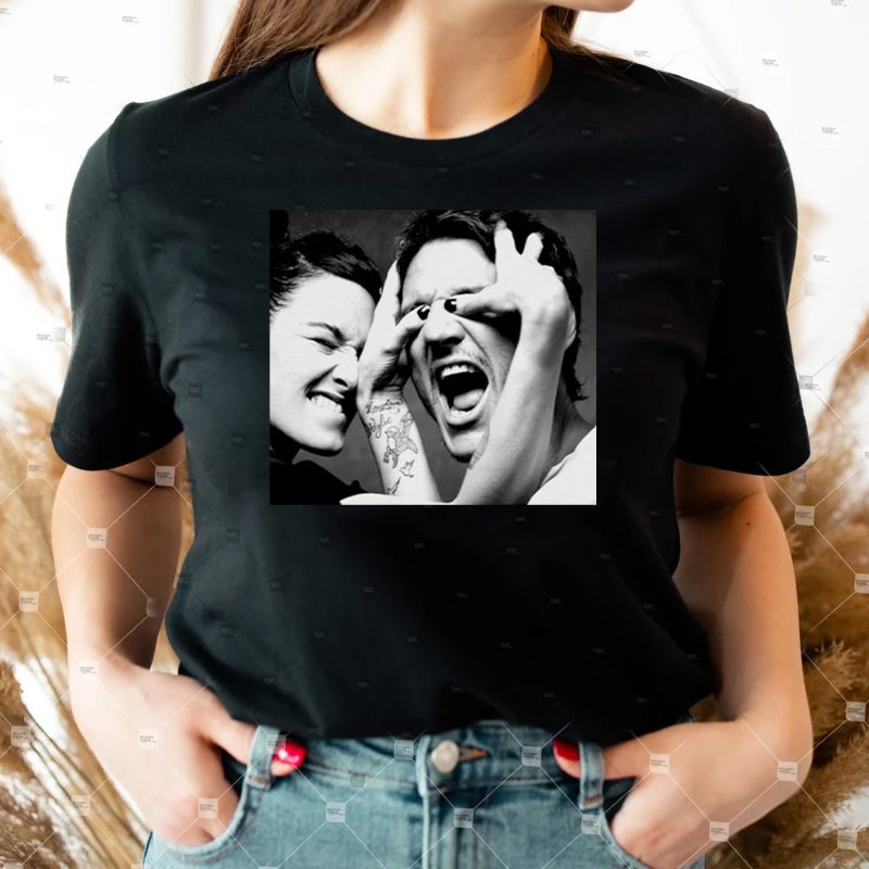 Pedro Pascal actor black and white shirt