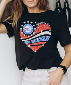 Philadelphia 76ers Go Sixers Heart Diamond Shirt