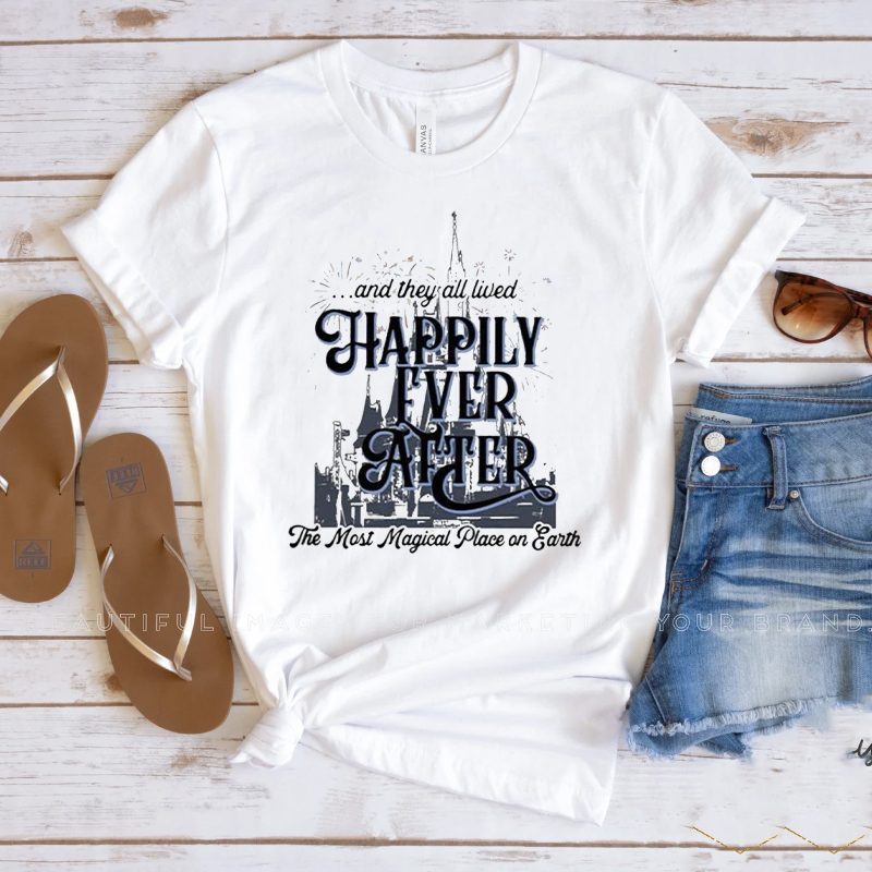 Reach Out And Find Your Happily Ever After Disney T Shirt