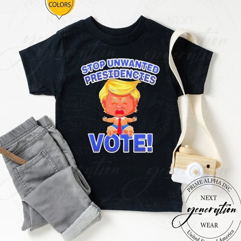 Stop Unwanted Presidencies Anti Trump Crying Baby tshirts