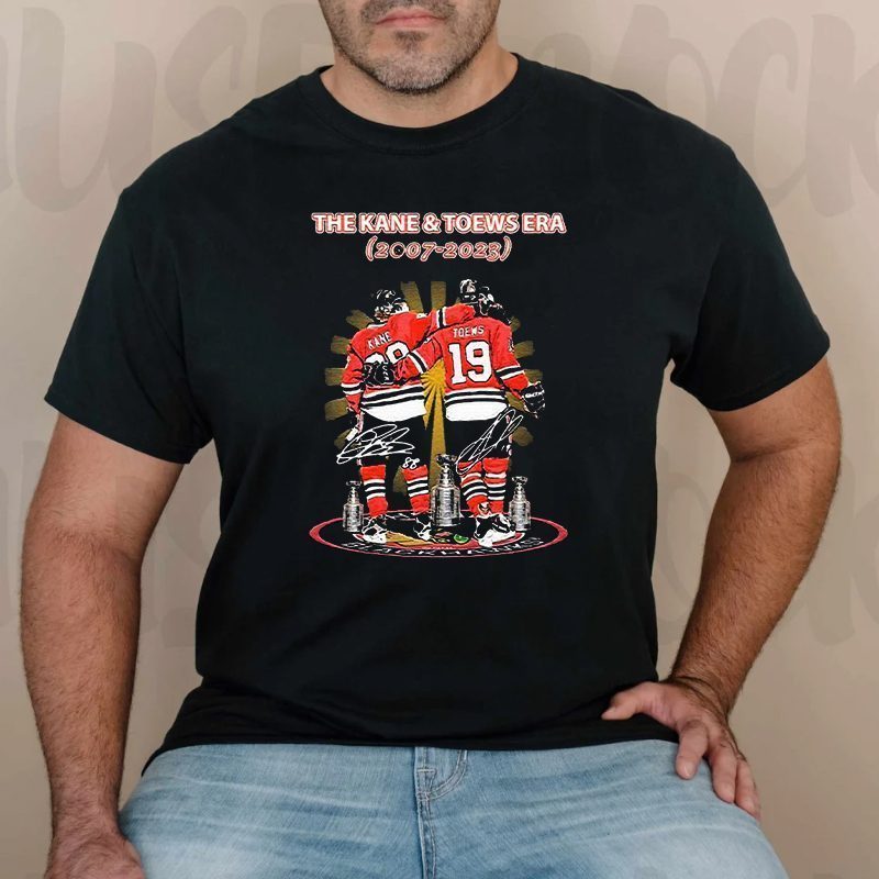 The Kane And Toews Era 2007-2023 Chicago Blackhawks Signatures Shirt