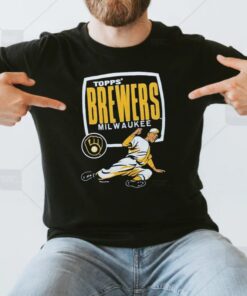 Topps Milwaukee Brewers baseball shirts