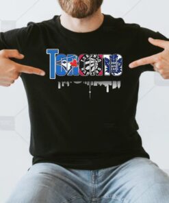 Toronto Skyline Sport Teams Logo T Shirt