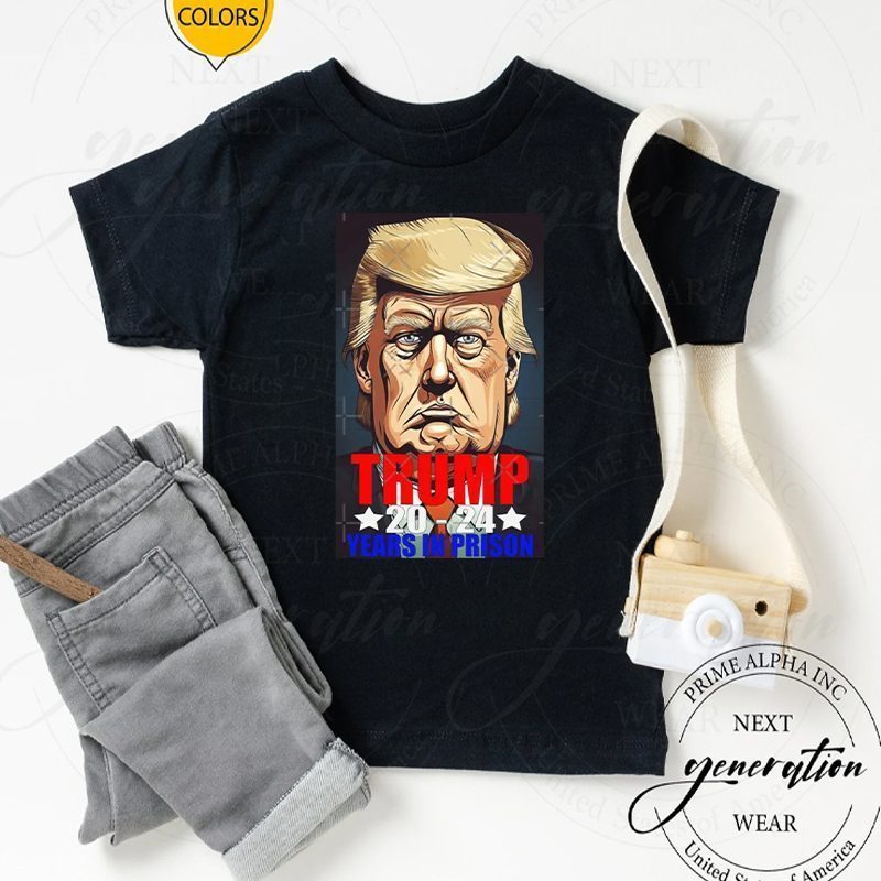 Trump Arrested 2024 Years In Prison Jail Indicted Shirts