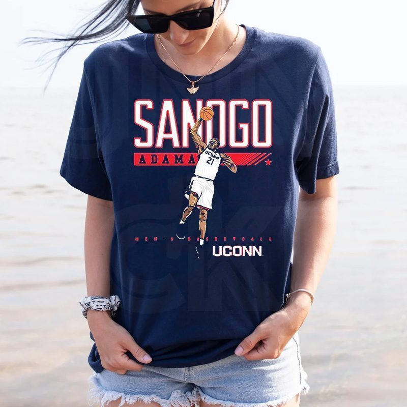 Uconn Basketball Adama Sanogo 21 T-shirt