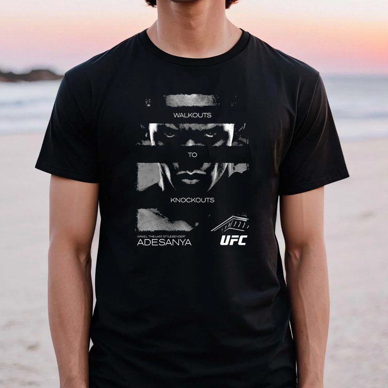 Ufc Israel Adesanya Walkouts To Knockouts T-Shirt